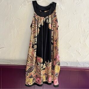 APOLLO Halterneck Patterned Dress Size Medium